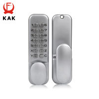 KAK โลหะผสมสังกะสีขนาดเล็กวิศวกรรม Keyless ล็อครหัสผ่านกันน้ำหมายเลขล็อคประตูล็อคไม่พลังงานสำหรับการรักษาความปลอดภัยภายในบ้าน