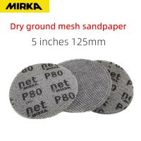 5 Inch 125mm Mirka Autonet Mesh Sandpaper Abrasive Grid Dust Free Sanding Discs Net Sandpaper Anti-blocking 80-800Grit Car Pain