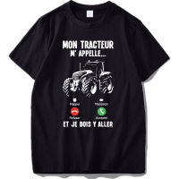 【CW】New Driver Tractor T Shirt Farmer Tractor Love Quote France Text Tshirt Pure Cotton EU Size High Quality Short Sleeves Camisetas