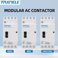 4NC 4NO 2NC2NO 4P 16A 220V/230V 50/60HZ บ้านรางดิน AC คอนแทคควบคุมด้วยตนเอง AC คอนแทคเตอร์บ้าน