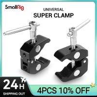 Smallrig Super Clamp 2 PCS Pack W/ 1/4" And 3/8" Thread For Cameras/Lights/ Umbrellas/Hooks/Shelves/Plate Glass/Cross Bars 2058