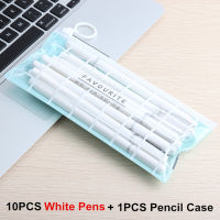 【☊HOT☊】 345FRRR ปากกาอัลบปากกาหมึกเจลและกระเป๋าดินสอ10ชิ้น/เซ็ตเครื่องเขียนปากกาหมึกเจลน่ารักเครื่องเขียนในโรงเรียนซัพพลายเออร์ปากกาสำนักงาน
