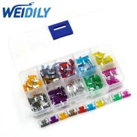 【YF】 100PCS New Mini Auto Automotive Car Boat Truck Blade Fuse Box Assortment 2A 3A 5A 7.5A 10A 15A 20A 25A 30A 35A with