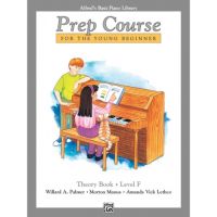 หนังสือเรียนเปียโน Alfred Basic Piano Library: Prep Course Theory F สำหรับเด็ก