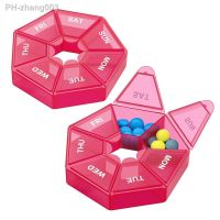 7 Grids Pill Case Plastic 7 Days Candy Box Portable Storage Tablet Holder Travel Organizer Dispenser Container