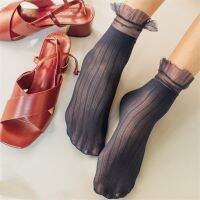 ถุงเท้าบางใสเซ็กซี่ผ้าไหมแฟชั่นผู้หญิง-Aliexpress