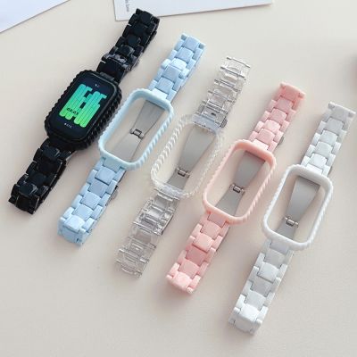 สายนาฬิกาสีลูกอมสำหรับ Redmi Band 2เรซิ่นแบบบางสายรัดข้อมือสำหรับ Xiaomi เรดมี่สาย Band2สำหรับผู้หญิงสายสมาร์ททดแทน Correa CarterFa