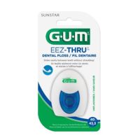 ? GUM Eez-Thru Dental Floss ไหมขัดฟัน สำหรับพกพา ไหมลื่น ผ่านซอกฟันง่าย ป้องกันการฉีกขาดได้ดี ความยาว 40 เมตร 18608 [ ลดราคา ]