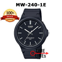 CASIO ของแท้ 100% นาฬิกาข้อมือผู้ชาย ขนาดใหญ่ รุ่น MW-240-1E พร้อมกล่องและรับประกัน 1ปี MW240 MW-240