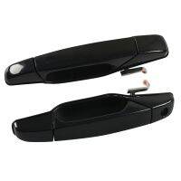 2PCS Outer Door Handle Exterior Door Handles Front Black for Chevrolet GMC Silverado Suburban Yukon