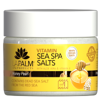 LA PALM VITAMIN SEA SPA SALTS HONEY PEARL 340 g ของแท้!! / Soak แช่ผิวกาย