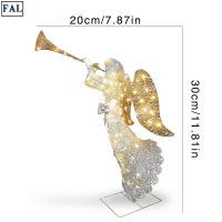 FAL Luminous Angel Garden Decoration 2D Lighting Acrylic Ornament Home Night Light For Festival Christmas New Years New