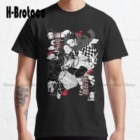 Kimetsu Classic T-Shirt Demon Slayer Custom Aldult Teen Unisex Digital Printing Tee Shirts Custom Gift Creative Funny Tee Xs-5Xl