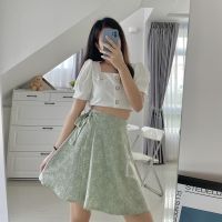 LauraShop  ?✨ พร้อมส่ง Nini Skirt ทรงป้ายfreesize