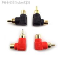 2/4/10pcs 90 Degree RCA Male To Female Right Angle Connector Plug Adapters M/F Audio Adapter Gold Plated