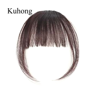 Kuhong Mini Wig Air Sideburns With Long Bangs