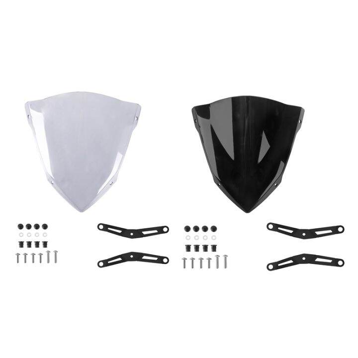 motorcycle-windscreen-windshield-deflector-with-bracket-for-yamaha-mt03-mt-03-mt25-mt-25-2020-2021