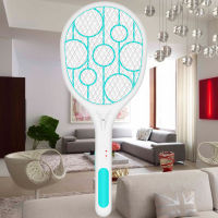 USB Rechargeable Electric Fly Pat Household Insect Racket Killer Swatter Bug Mosquito Handheld Racket