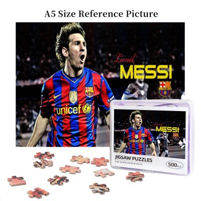 Lionel Messi Wooden Jigsaw Puzzle 500 Pieces Educational Toy Painting Art Decor Decompression toys 500pcs