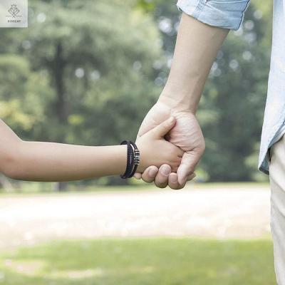 KISSCATกำไลข้อมือสวยๆ กำไรขัอมือ ทันสมัยและทันสมัย ละเอียดอ่อนและละเอียดอ่อน สองชั้น จดหมาย "รักเธอ" การออกแบบเฉพาะ ถักแบบถัก ของขวัญวันเกิดของขวัญ สายคล้องมือ สร้อยข้อมือแม่เหล็กผู้ชาย กำไลข้อมือกำไล กำไลสไตล์ชนเผ่า