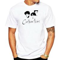 COCTEAU เสื้อทีเชิ๊ตฝาแฝดเสื้อ-อินดี้ตัวช้าเสื้อคอกลมแขนลำลองขาสั้นพิมพ์ลายแฟชั่นเสื้อคอกลมฤดูร้อนขายส่งเสื้อยืดตลก