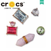 Jibbitz cross charms อัญมณีซีรีส์โลหะรองเท้าหัวเข็มขัดรูรองเท้าเครื่องประดับสร้างสรรค์ DIY เครื่องประดับทับทิม ตัวติดรองเท้า cross