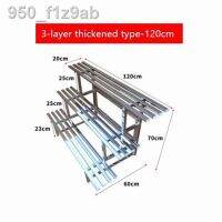โปรแรง ชั้นวางกระถางต้นไม้ ชั้นวางดอกไม้สแตนเลสสำหรับในร่ม Outdoor2 ชั้น 100/2 ชั้น 120/3 ชั้น 100/3 ชั้น เก็บเงินปลายทาง