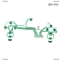 wucuuk ปุ่มเปลี่ยนริบบิ้นแผงวงจรสำหรับ PS4 Pro CONDUCTIVE FILM FLEX CABLE