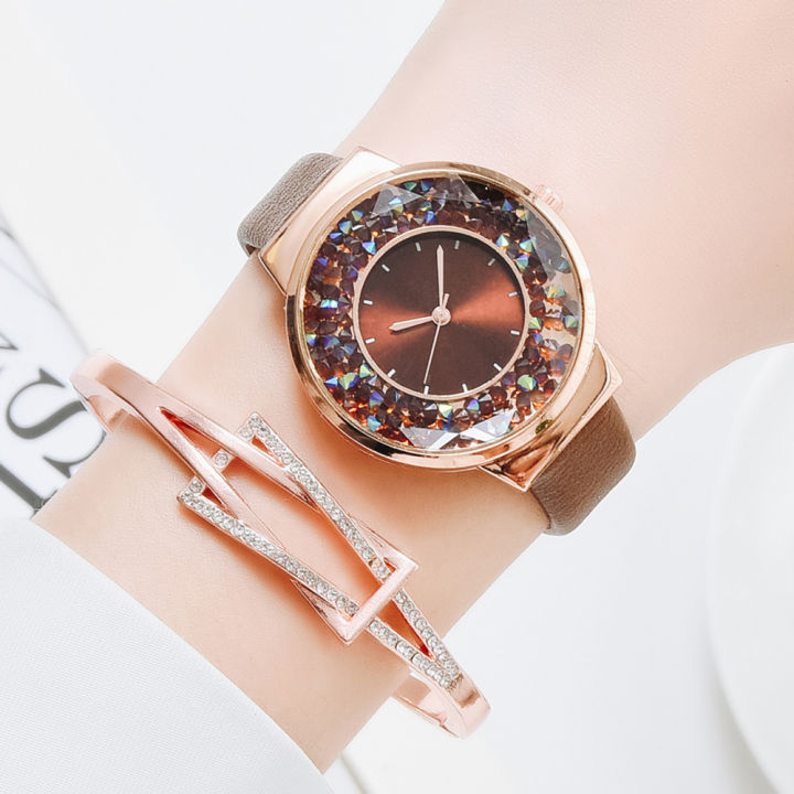 simple-watch-women-luxury-ladies-quartz-leather-strap-movable-rhinestones-watch-female-wristwatches-brown-clock-relogio-feminino