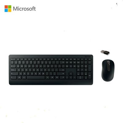 Microsoft Wireless 900 Keyboard Mouse Combos English Keypad LapTop Optical Ergonomics Office household