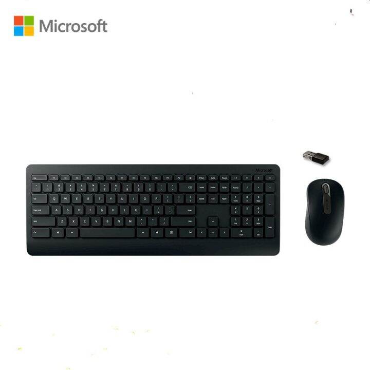 Microsoft Wireless 900 Keyboard Mouse Combos English Keypad Laptop