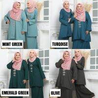 KEBARUNG MUSLIMAHKEBAYA LABUHKEPLAINKOSONGIRONLESSTANPA GOSOKBRIDESMAIDTRADISIONAL