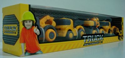 ของเล่นพร้อมส่งรถเล่นจำลองการก่อสร้างTruck Set