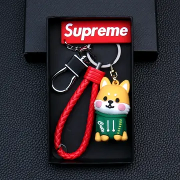 Baimao Keychain Shiba, Key Chain Bag Pendant, Baimao Genuine
