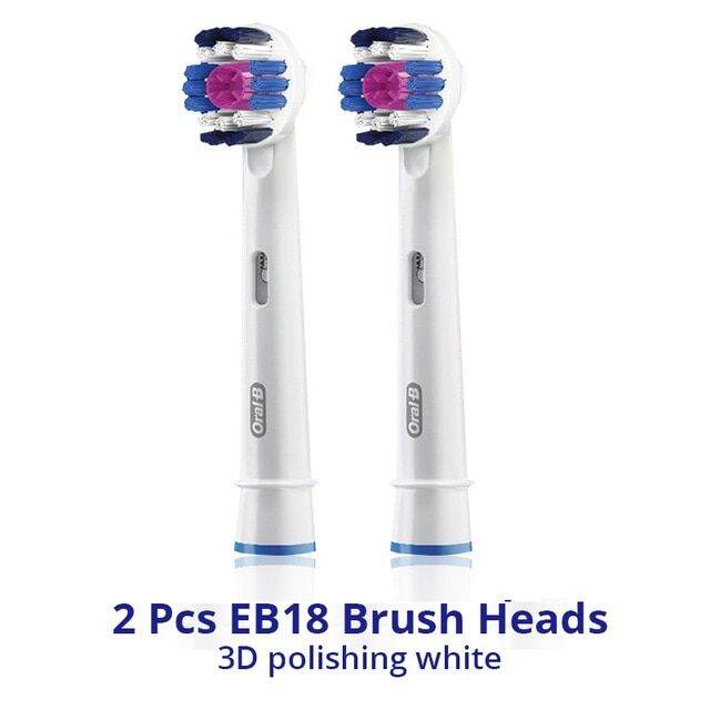 B Eb18 Replacement Brush Heads 3d White Quick Teeth Whitening Remove