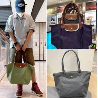 Longchamp bag New color Longxiang Moss Green Large Long Handle Shoulder Medium Long Handle Waterproof Mummy Bag Large Capacity Tote Bag