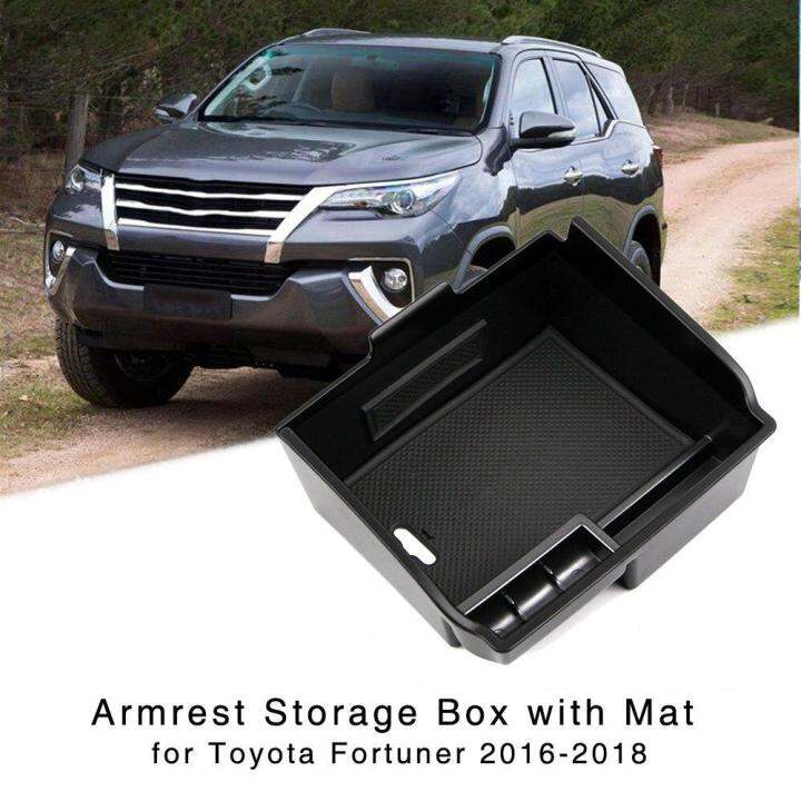 Armrest Storage Box Holder for Toyota Fortuner 2016 2017 2018 2019 2020