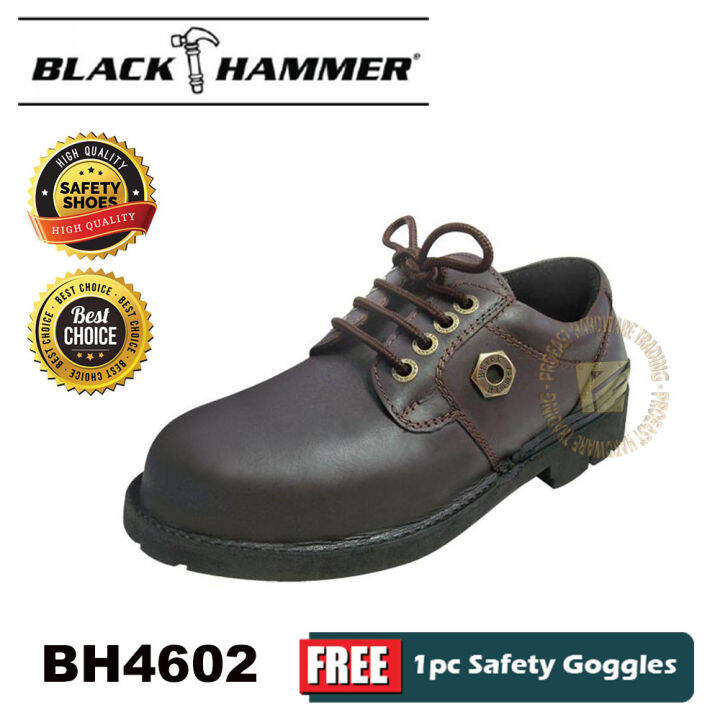 Black Hammer BH4602 Low Cut Lace up Safety Shoe Lazada