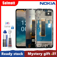 Salmatt 6.5 "จอ LCD แบบดั้งเดิมสำหรับ Nokia G22สัมผัสหน้าจอ LCD ชิ้นส่วนประกอบหน้าจอดิจิตอลสำหรับเปลี่ยนซ่อมหน้าจอ LCD G22โนเกีย