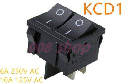 【Top-rated】 สวิตช์โยกสี่เหลี่ยมแบบเปิด/ปิดสแนปคู่แผงหน้าปัดรถยนต์4pin 12V DPST