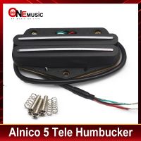 รถไฟร้อนรถกระบะ Alnico 5 Tele ชิ้นส่วนกีต้าร์เทเล Fender สะพาน Humbucker