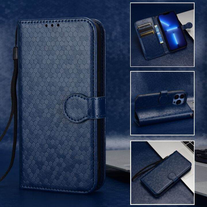 เคส-honor-x9a-5g-x9-x8a-x8-x7a-x7-x6-magic4-pro-huawei-nova-y61-y70-เคสฝาพับ-flip-cover-เคสหนัง-stand-เคสเคสโทรศัพท์มือถือแบบหนังพลิกตั้งได้ลายนกฮูกสําหรับ-hexagon-pattern-pu-leather-case-flip-cover-w