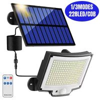 ▩ 106/318LED Solar Light Outdoor Sunlight PIR Motion Sensor 1/3Mode Waterproof Street Wall Lamp For Garden Fence Street Decoration