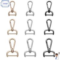 EVETNIGHT ฮาร์ดแวร์ หัตถกรรมเครื่องหนัง แหวนแยก ปลอกคอ Carabiner Snap DIY พวงกุญแจ หัวเข็มขัด กุ้งก้ามกราม ตะขอเกี่ยวที่ถอดออกได้ สายรัดกระเป๋า