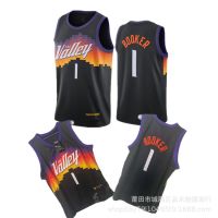 NBA Jersey Booker Sun Team 1 Basketball Uniform City Edition Embroidered Version