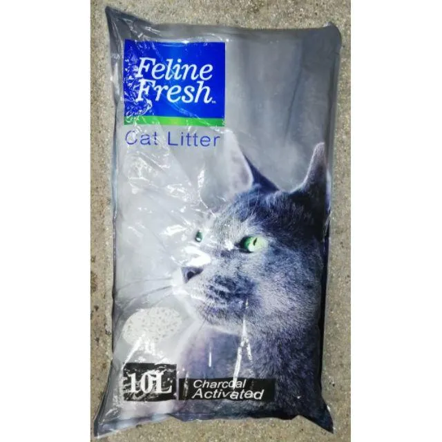 FELINE FRESH CHARCOAL CAT LITTER 10L Cat litter pellet Lazada PH