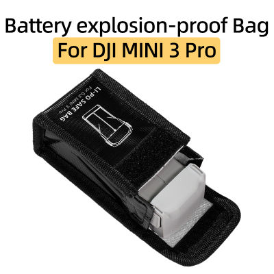 สำหรับ DJI MINI 3 PRO จมูกเที่ยวบินแบตเตอรี่ระเบิดกระเป๋าความปลอดภัยถุงเก็บการขนส่งกรณีการป้องกันอุปกรณ์เสริม