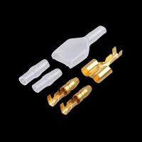 [HOT JJRQQZLXDEE 574] 10/20/50Sets 4.0 Bullet Terminal Car Electric Wire Connector Diameter 4Mm Male Female 1 : 2