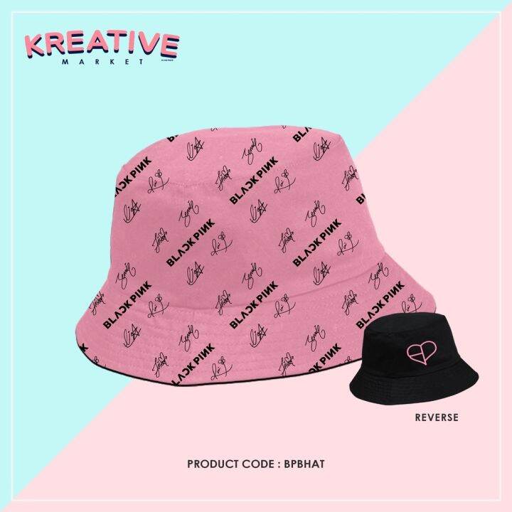 BLACKPINK REVERSIBLE BUCKET HAT KPOP Lazada PH