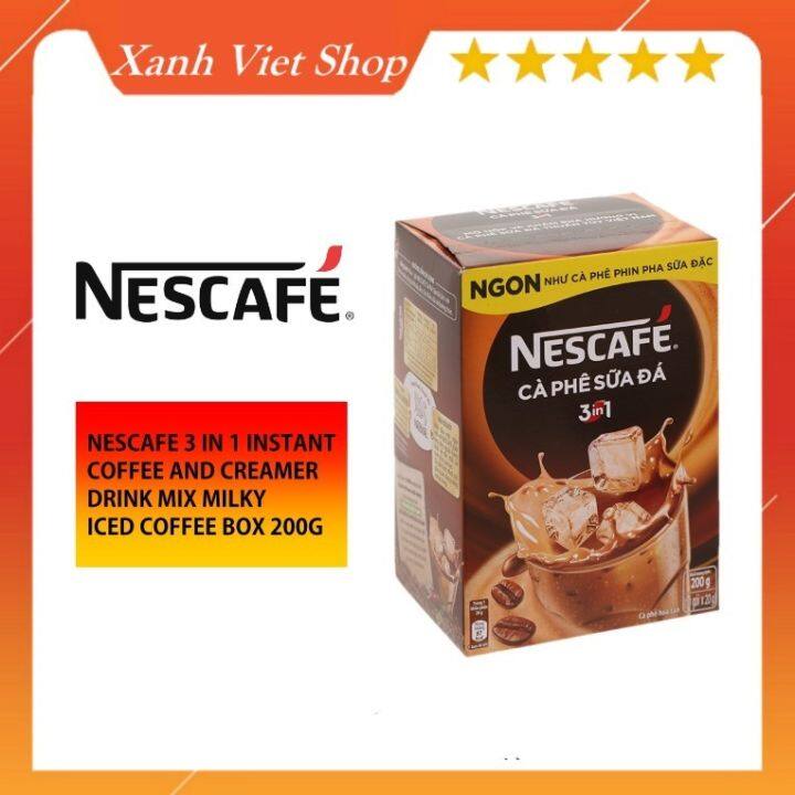 NESCAFE INSTANT COFFEE AND CREAMER DRINK MIX-MILKY ICED COFFEE BOX 240G